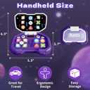 2 x Fast Press Game for Kids 4-8, Handheld Light Up Brain & Memory Games with LED Screen Electronic Pop Fidget Games Travel Stress Relief Sensory Fidget Toys Gifts for 6-12 Years Old Kids Boy