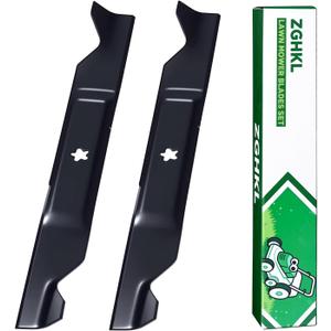405380 532405380 Lawn Mower Blades for Husqvarna Craftsman 46 Inch Deck Medium Lift Blades Riding Mower Replacement for 594892801 532403107 YTH22V46 CMXGZAM110147 PP21011 2Pack