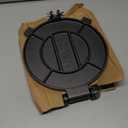 VEVOR Tortilla Press, 10 Inch Tortilla and Roti Maker, Cast Iron Heavy Duty Tortilladora Press, Pre-Seasoned Pataconera Maker with 100 Pcs Parchment Paper, Dough Maker for Flour Tortilla, Tawa, Silver (9.84 inches)