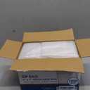 Spartan Industrial - 4 x 7 (1000 Count) 2 Mil Clear Reclosable Zip Plastic Poly Bags with Resealable Lock Seal Zipper