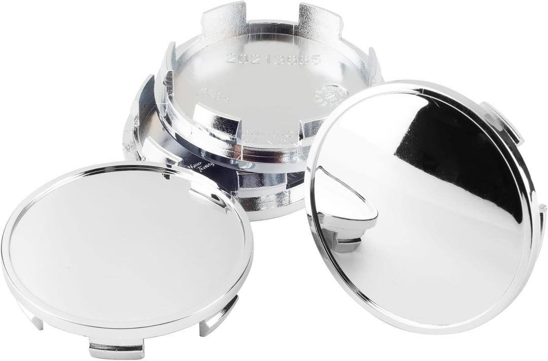 RTRHINOTUNING 4PCS 65mm Wheel Center Caps Compatible with 2001-2004 Mustang 2002-2004 Focus 2010-2014 F150 Rim, OD: 2.56"/ 65 mm ID: 2.32"/ 59 mm Rim Center Caps Chrome (OD: 65mm / 2.56", ID: 59mm / 2.32", Chrome)