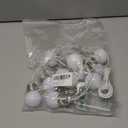 Pooqla Light Bulbs for 4FT Marquee Light up Letters Numbers,11 LED Warm White and Cool White Battery Operated String Lights for Indoor Outdoor Birthday Christmas Party Decor