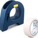 WSOOX Masking Tape Dispenser with 1PCS Tape Protable Painters Tape Applicator with Scraper One-Handed for Masking Painters Tape