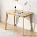 IOTXY Solid Wood Writing Desk - Home Office Workbench Desk with Drawer, Laptop Computer Work Study Table, 80CM