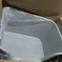 Extra Large Litter Box with High Sides 25.27" Lx17.83 Wx13.11 H,Anti-Splashing,Tool-Free Assembly,Multi Kitty Cat Litter Box,Jumbo (Grey)