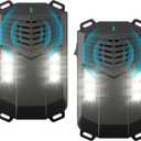 Ultrasonic Repellent Mouse for Cart- Under Hood Battery Powered Plug-in Device, Repels Mice, Rats & Squirrels from Vehicle Engine, Garage, Indoor Outdoor Areas - 2 Pack