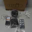 SZPOWER 6000LM Solar Lights Outdoor, Solar Flood Lights Outdoor, 230 LED 5 Heads Motion Sensor Lights Waterproof with Remote Control for Outside Yard House Patio 2 Pack