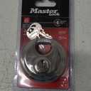 Master Lock 40D Stainless Steel Discus Padlock with Key (1 Pack)