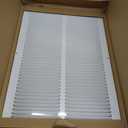 14x20 Return Air Grille(Duct Opening Size),Air Return Vent Cover,Flat Vent Cover, Return Air Grilles, Outer Dimensions:15.75"Wx21.75"H(14"Wx20"H, Duct Opening)