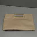 CHARMING TAILOR Fashion PU Leather Handbag Stylish Women Convertible Clutch Purse (Beige)