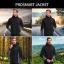 PROSmart 12V Men's Heated Jacket - Waterproof Electric Heating Coat Battery Operated Jackets for Men with Battery Included, XL 