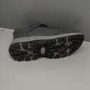 LJAIYI Men's Snow Boots Winter Shoes with Hook Loop Warm Fur Lined Waterproof Ankle Booties Comfortable Casual Outdoor Walking Hiking Boots (7, Grey)