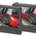GPX Dual Screen Portable DVD Player Kit, PD10104DG