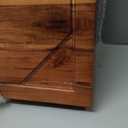 Acacia Noodle Board Stove Cover with Wavy Handles, Wooden Stove Top Cover for Gas Burners & Electric Stove, Stovetop Cutting Board with Juice Grooves, Serving Tray 30"L x 22"W x 2.5"H