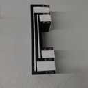 WALL U-SHELF SET OF 3 - BLACK

LARGE SHELF 13.97 X3.94" X 3.94"

MEDIUM SHELF 9.85 X3.94" X 3.15"

SMALL SHELF 6" X 3.94" X 2.36"