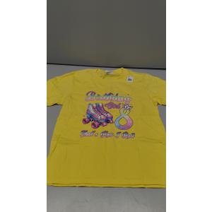 Rolling Into 8 Years Old Roller Skating Girl 8th Birthday T-Shirt, Size S