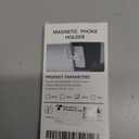 CloudValley Adjustable Laptop Stand, Magnetic Phone Holder, Aluminum Slim Computer Monitor Side Mount Clip for iPhone MagSafe Series & All Phones, Portable Foldable Computer Expansion Bracket, Black