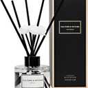 CULTURE & NATURE Reed Diffuser Set 4oz (120ml) Vanilla Scented Diffuser with Sticks Home Fragrance Reed Diffuser for Bathroom Shelf Decor