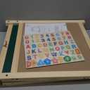Joyooss Art Easel for Kids with Double-Sided Magnetic, Wooden Standing Kids Easel with Dry Erase Whiteboard & Chalkboard, Height Adjustable Children Easel with Paper Roll, Bonus Toddler Art Supplies