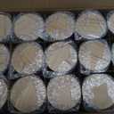SHOWIN 8 OZ Thick Candle Jars for Making Candles 15 Pcs, Clear Empty Jars with Wood Lids for Candle Making, Sample Container