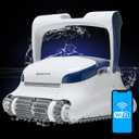 Dolphin Sigma Robotic Pool Cleaner (2025 Model)  Wi-Fi, App, Gyroscope, Weekly Timer, Waterline Cleaning & Massive Top-Loading Ultra-Fine and Standard Filters for In-Ground Swimming Pools up to 50ft