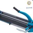 Manual Tile Cutter,24 inch Tile Cutter with Tungsten Carbide Cutting Wheel, Infrared Positioning, Precise Tile Cutter Tools with Double Rails for Professional Installers or Beginners