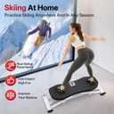 PASYOU Balance Board for Adults, Rock Stepper for Exercise at Home, Simulate Ski Machine with Resistance Band & LCD Display, 330lbs Weight Capacity, Ski Balance Trainer for Full Body