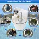 R211100 Skim Vac Mate Vacmate Pool Skimmer Basket Cleaner Vacuum Attachment