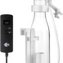 Protein Skimmers for Saltwater Aquariums, Hang On Protein Skimmer for Fish Tanks up to 80 Gallons, DC Pinwheel Pump with Controller, Not for Rimmed Tank