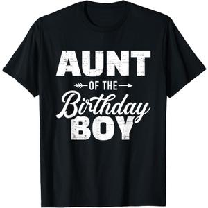 aunt from birthday girl nephew T-Shirt, L