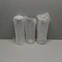 Nuogo 6 Pcs Plastic Clear Cylinder Vase for Home Acrylic Flower Clear Vase Centerpiece for Centerpieces Wedding Party Decorations Opening Round (12 Inch)