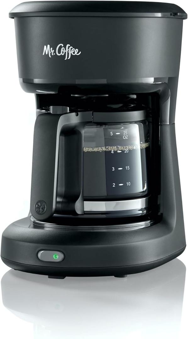 Mr. Coffee® 5Cup Mini Brew Switch Coffee Maker, Black