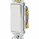 Leviton 15 Amp Decora Antimicrobical Wall Switch Single-Pole, White, 5601-2AW