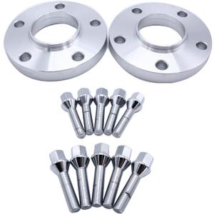 2pcs 20mm Spacers 5x120mm Hubcentric Forged Wheels Spacer Kit mit 10x Lug Bolts M12x1.5 Hub Bore 72.6mm for E36 E46 E90 E92 E60 318i 323i 325i 328i 330i 335i 525i 545i