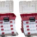 PlanoTwo-Sided Organizer (One Size (Pack of 2), Multi)