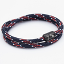 Wind Passion - Black Men’s Bracelet, Durable Rope Wristband for Men, Versatile Pulseras Para Hombres - Waterproof, Magnetic Clasp, Ideal for Outdoor & Fashion