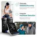 Braun ExactFit 3 Blood Pressure Monitor for Home Use, Blood Pressure Machine, Color-Coded, High BP Monitor, 2 Upper Arm Cuff Sizes, 80 Memory Slots