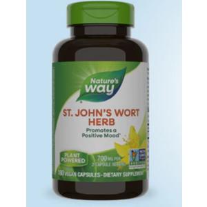 Pack of 12, Natures Way St Johns Wort, 180 caps