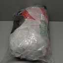 8 Ft Tall 8 Ft Long Giant Christmas Inflatable Black Santa Claus in Truck Outdoor Decoration with Gingerbread Penguin Xmas Tree, Built-in Light Xmas Black Santa Blow Up Yard Outside Holiday Decor