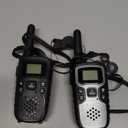 Wishouse Walkie Talkies for Kids Adults - Long Range Rechargeable 2 Way Radios, Gift, Hiking Accessories Camping Gear with Lamp, SOS Siren, NOAA Weather Alert, VOX, Easy to Use Pack of 2 (Silver Black)