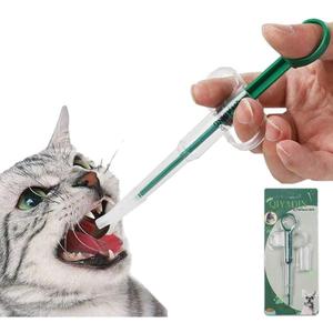 Cat Pill Shooter Pet Piller Gun Dog Pill Shooter Cat Tablet Soft Tip Syringe Pet Medical Feeding Dispenser Tool for Small Animal