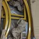 Double Arch Backdrop Stand Metal Open Arch Backdrop Frame U Shaped Wedding Arches for Ceremony Baby Shower Garden Birthday Party Decoration (Gold, 7.2FTx4FT)