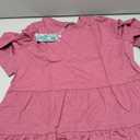 CiCiBird Women's 3/4 Ruffle Sleeve Babydoll Top Loose Peplum Crewneck Tunic 2025 Fashion Casual Shirt, Size XL