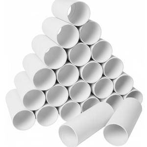 30 Pack Craft Rolls - Thick Cardboard Tubes for Crafts - Round Tubes - Cardboard Tubes For Crafts - Craft Tubes - Craft Round Tubes - Paper Tube for Crafts - 1.57 x 3.9 inches - White