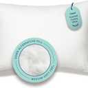 Casper Sleep Essential Cooling Pillow, Standard Size Cooling Cover, Medium Soft Feel, Down-Alternative Fill, Supports Side, Back & Stomach Sleepers