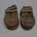 QUMY 4PCS Dog Boots for Large Dogs, Medium Dog Shoes & Paw Protectors for Hot Pavement, Summer Heat Protection, Mesh Breathable Nonslip Dog Booties for Hardfloors, Walking Running Hiking Khaki Size 8