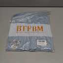 BTFBM Summer Dresses for Women 2025 High Neck Casual Sleeveless Bodycon Formal Ruched Cocktail Club Party Mini Dress (Blue)