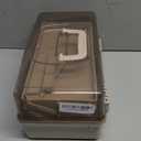 12.5in 3-Layer Multipurpose Craft Organizers and Storage with Adjustable Dividers, Portable Tackle Box, Folding Art & Craft Case for Medicine, Tool, Sewing Organizer (Brown) (Large)