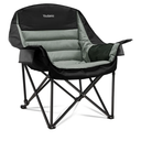 Oversized Camping Chair, Portable Folding Camping Chairs with Side Pocket, Cup Holder and Carry Bag, Heavy Duty Outdoor Camping Chairs for Adults, Fishing, Sports, Trip, up to 400lbs, Style 4