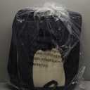 FREESOO Black Beige Car Seat Covers Full Set - Faux Nappa Leather Seat Covers for Cars, Luxury Breathable Waterproof Front Seats with Lumbar Support and Back Seat Cover, Fit for Sedans SUVs Pick-ups